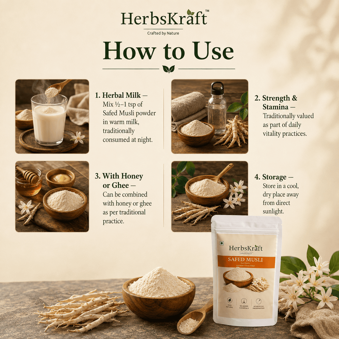 Safed Musli Root Powder - Image 8