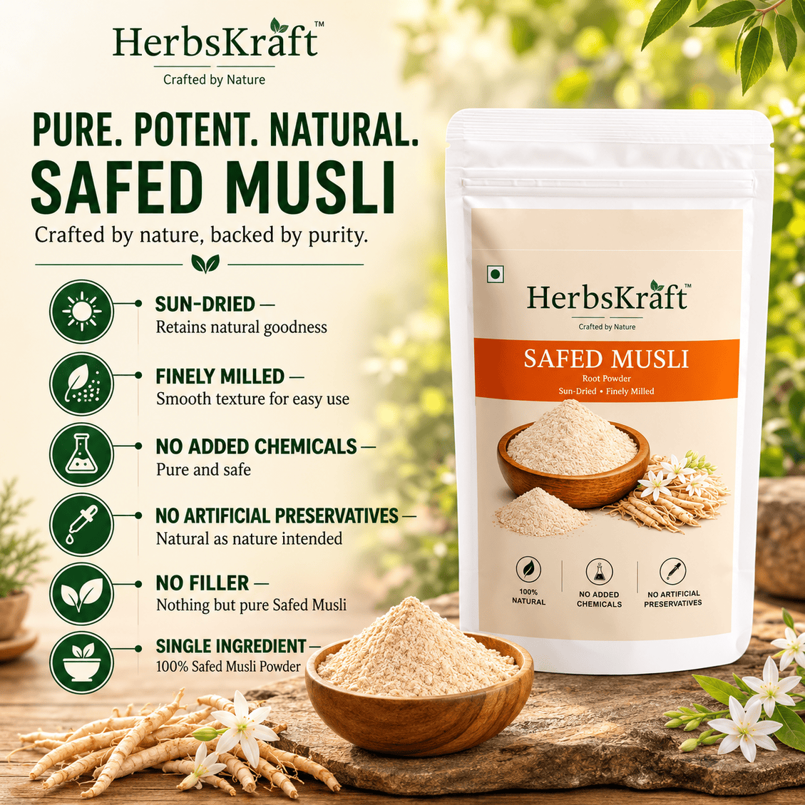 Safed Musli Root Powder - Image 7